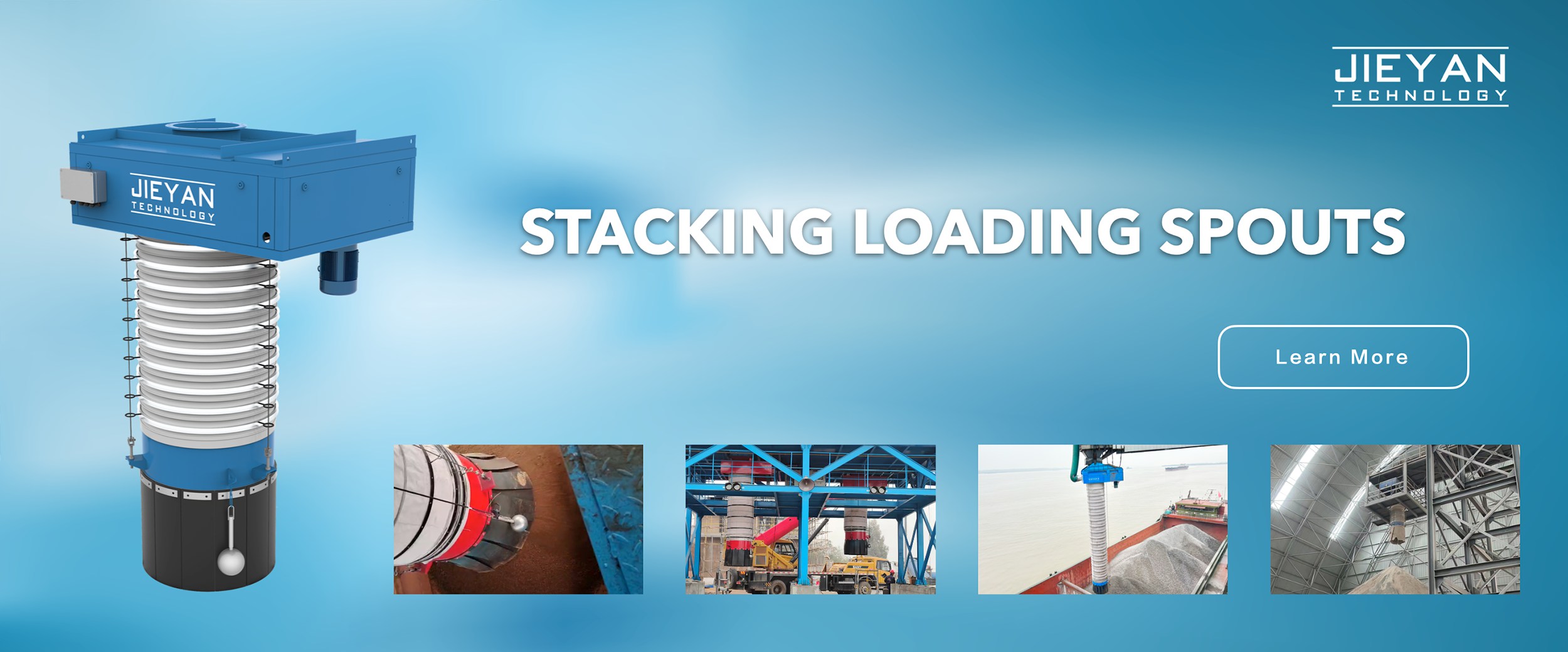 Stacking loading spouts,loading spouts,telescopic chute,retractable chute