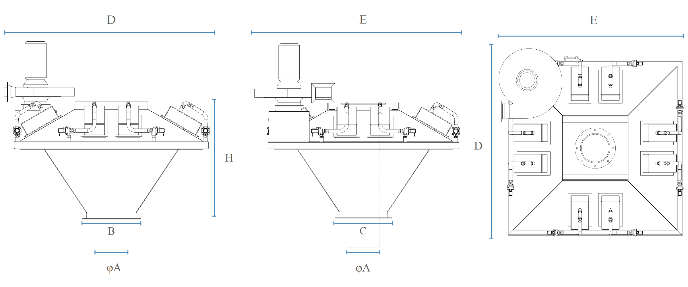 loading spouts,load-out spouts,telescopic chute,retractable chute