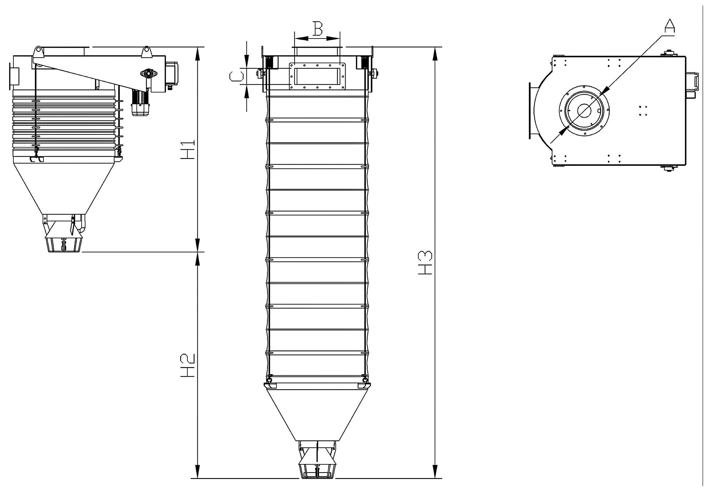 loading spouts,load-out spouts,telescopic chute,retractable chute