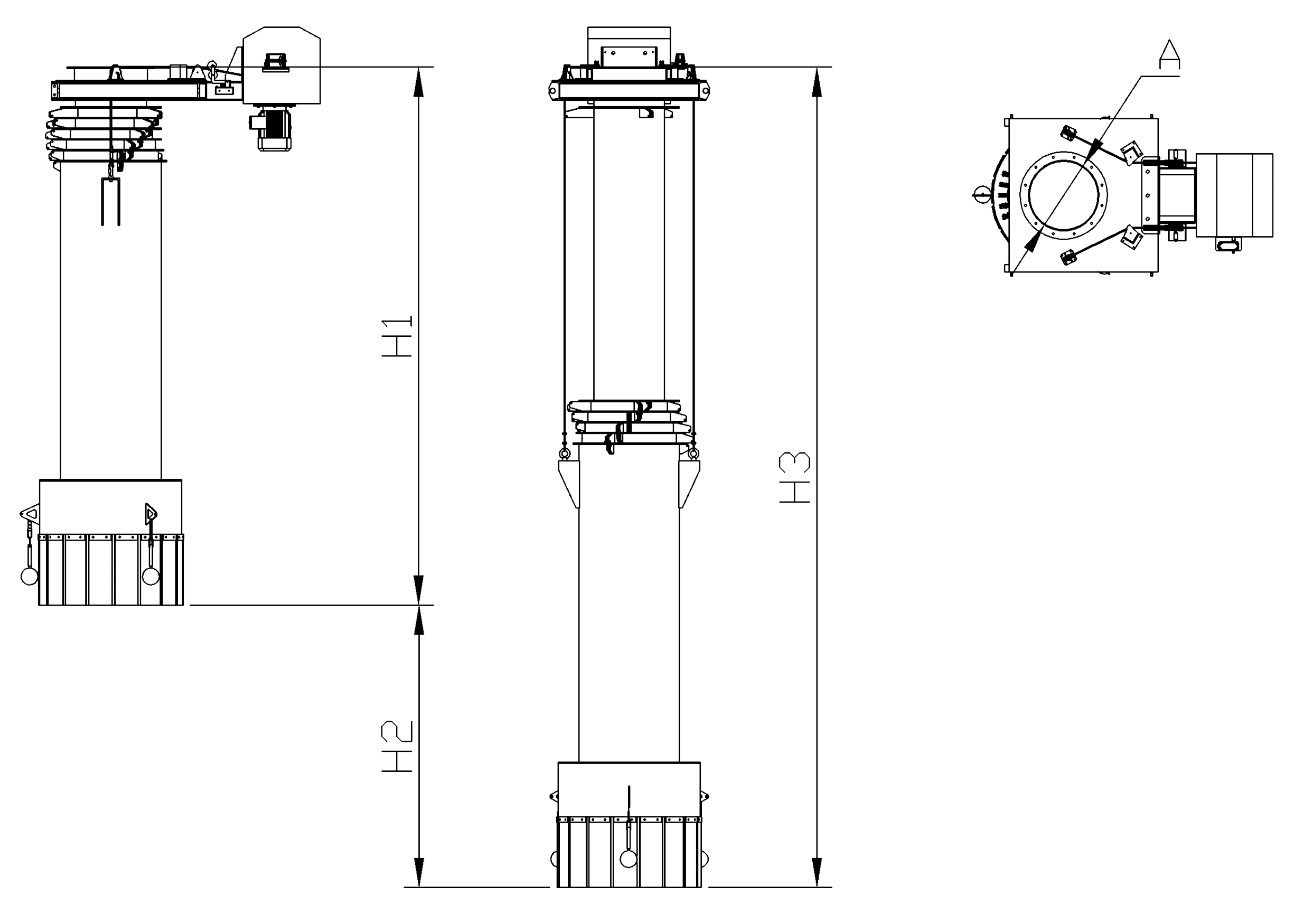 loading spouts,load-out spouts,telescopic chute,retractable chute