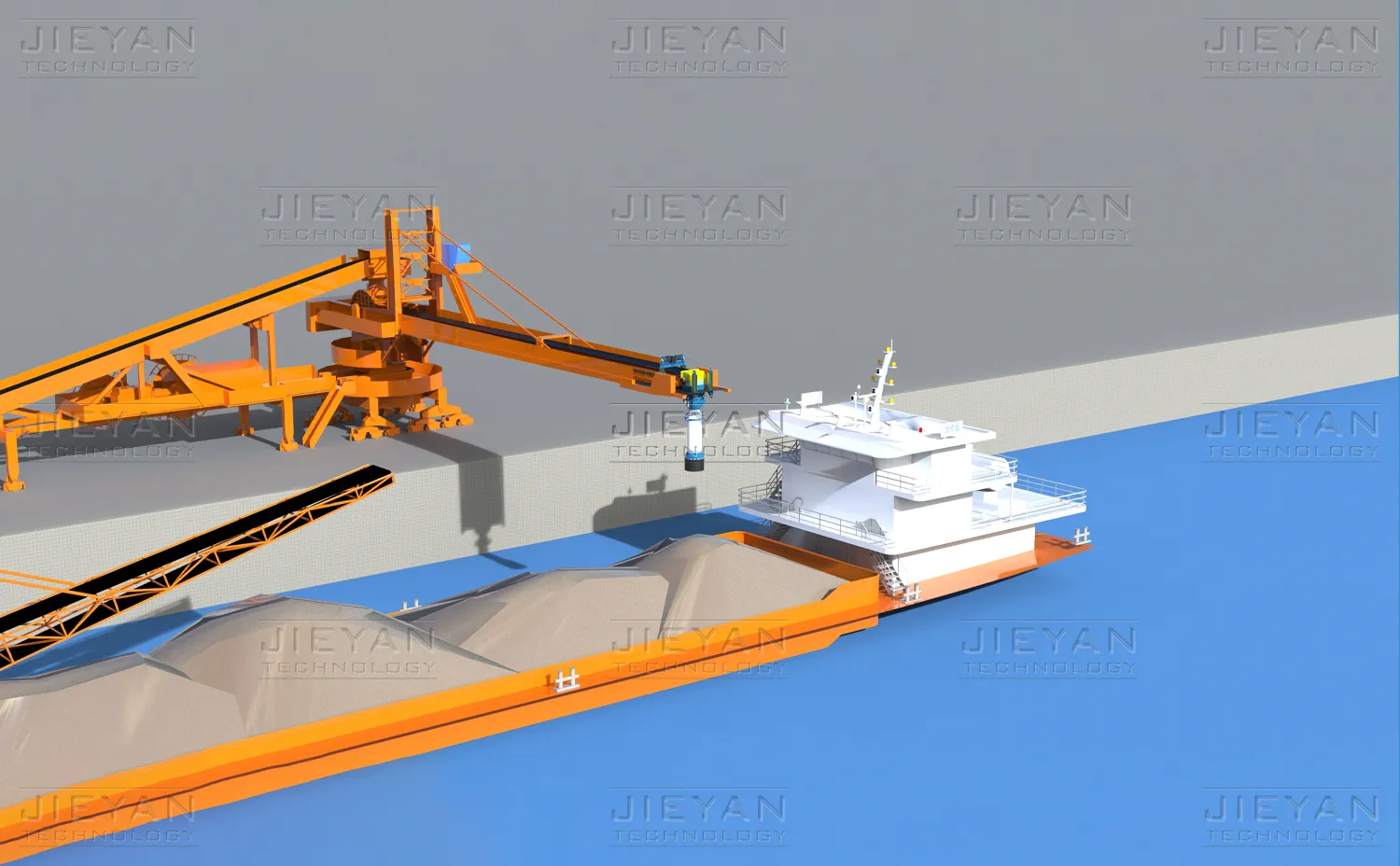loading spouts,ship loader